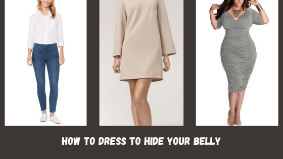 How to dress if you want to hide your belly (without wearing shapewear) -  Thediystyle