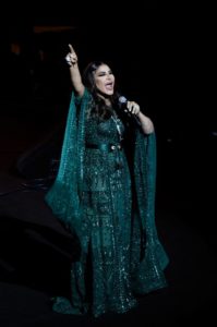 إطلالة االفنانة أحلام في اليوم الوطني السعودي