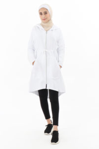 White Performance Long Jacket